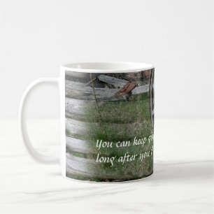 Western Style Rustic Wagon Wheel Coffee Mug