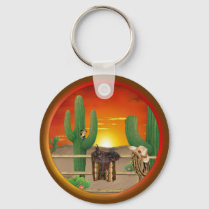 Western Sunrise Key Ring