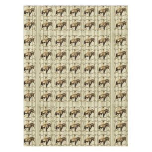 Western Table Cloth Vintage Cowboy