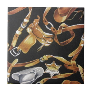 Western Tack Ceramic Tile