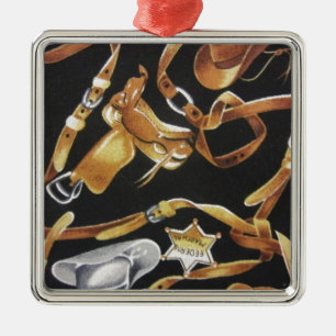 Western Tack Metal Tree Decoration