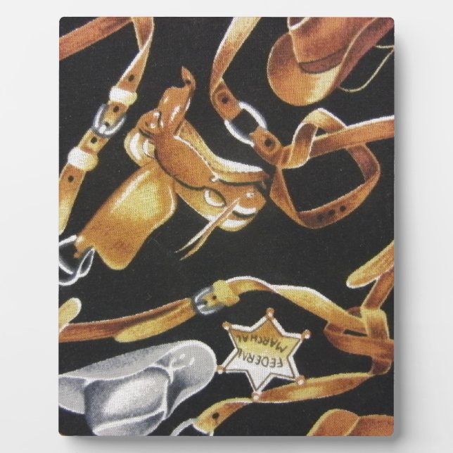 Western Tack Plaque (Front)