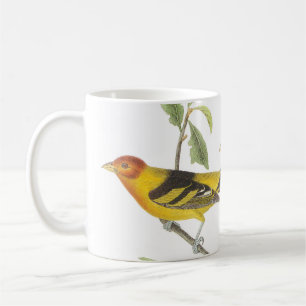 Western Tanager by Audubon Coffee Mug