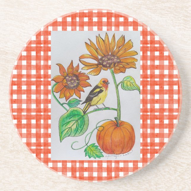 Western Tanager Coaster (Front)