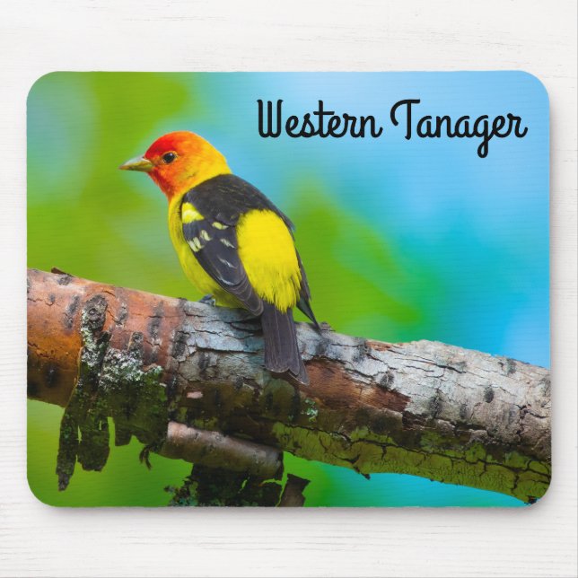 Western Tanager  Mouse Pad (Front)