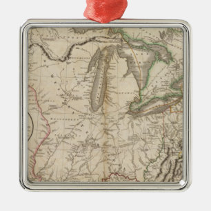 Western Terr, Kentucky, Pennsylvania, etc Metal Ornament