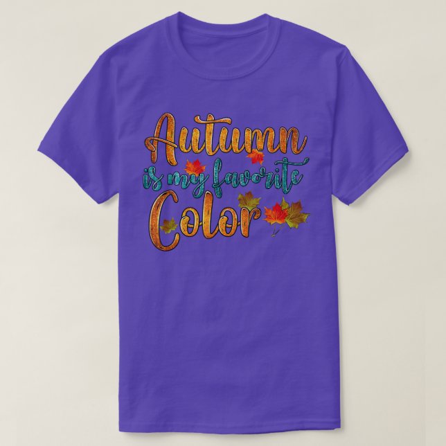 Western Thanksgiving Fall Autumn Is My Favourite C T-Shirt (Design Front)