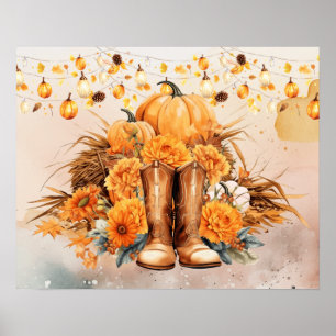 Western Thanksgiving Poster