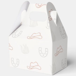 Western Theme Favour Box