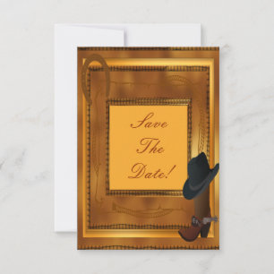Western Theme Invitation
