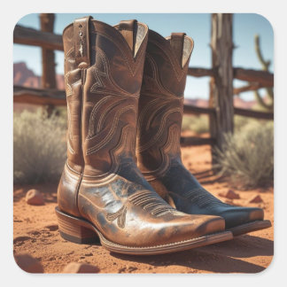 Western Theme Stickers | Cowboy Boots