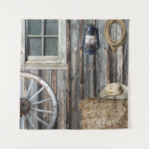Western Theme Vertical Tapestry