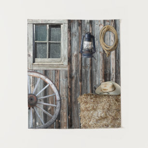 Western Theme Vertical Tapestry