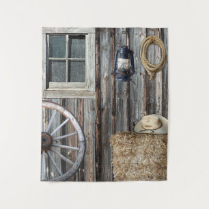 Western Theme Vertical Tapestry
