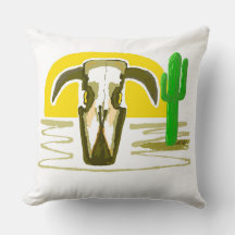 Western Throw Pillow