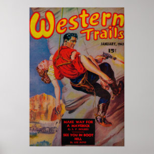 Western Trails Magazine Cover 3 Poster