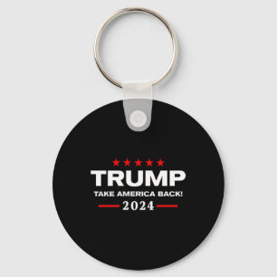 Western Trump Cowboy You Missed Trump 2024 Usa Fla Key Ring