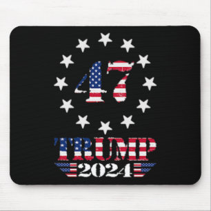 Western Trump Cowboy You Missed Trump 2025 Usa Fla Mouse Pad