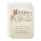 Western Typography Holiday Party Invitation