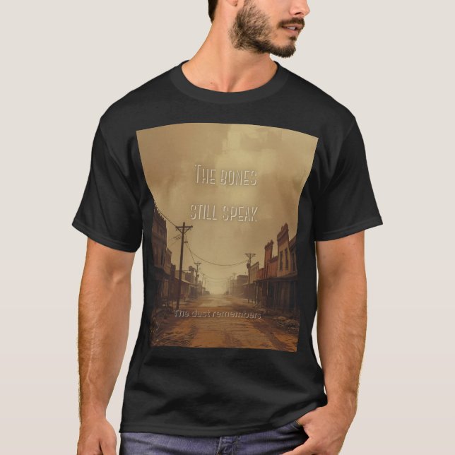 Western Underground Street Black Unisex T-shirt (Front)