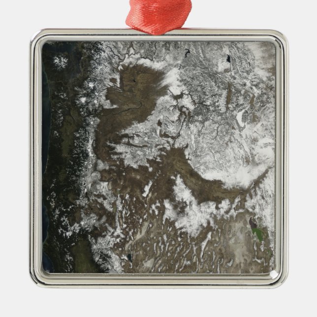 Western United States Metal Ornament (Front)