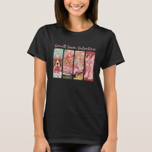 Western Valentine's Romance with Basset Hound T-Shirt