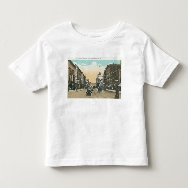Western View of Court Street Toddler T-Shirt (Front)