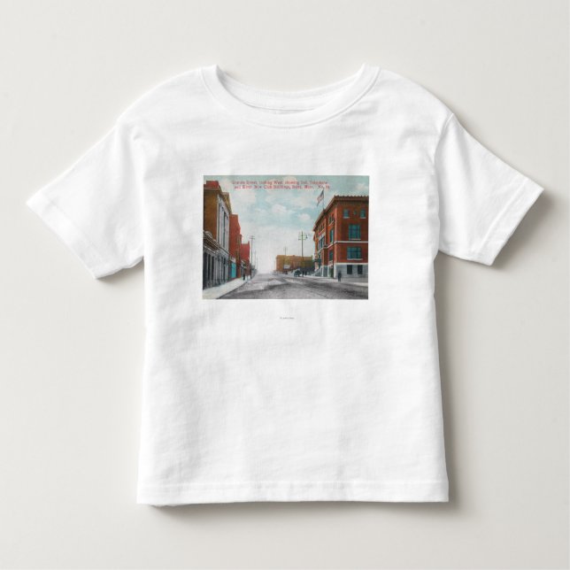 Western View of Granite StreetButte, MT Toddler T-Shirt (Front)