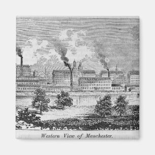 Western View of Manchester Magnet