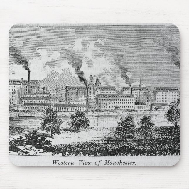 Western View of Manchester Mouse Pad (Front)