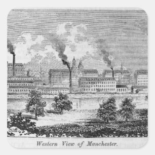 Western View of Manchester Square Sticker