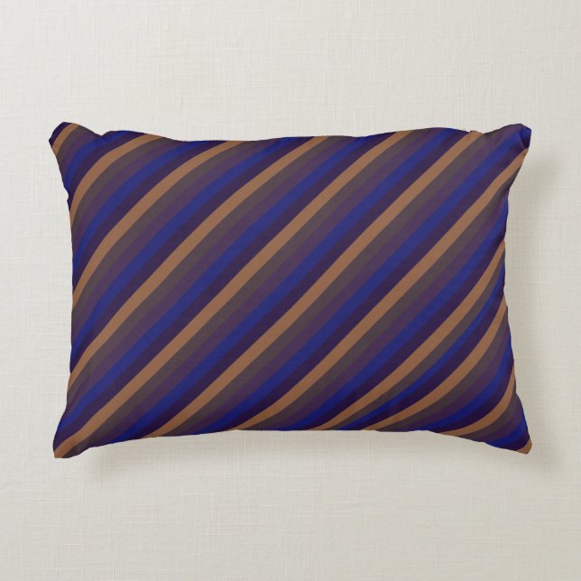 Western Vintage Stripes Decorative Cushion (Front)