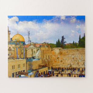 Western Wall in Jerusalem (Wall of Sorrow) Jigsaw Puzzle