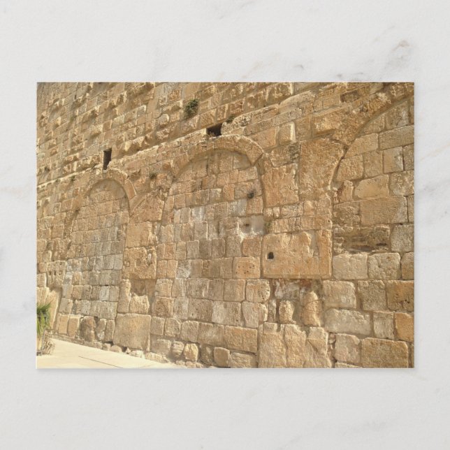 Western Wall, Jerusalem, Israel Postcard (Front)