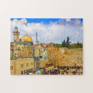 Western Wall (Wall of Sorrow) in Jerusalem Jigsaw Puzzle