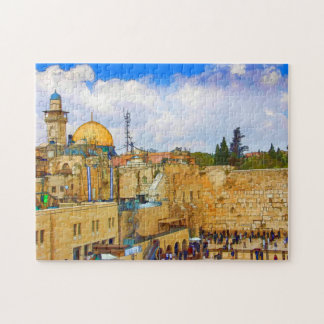 Western Wall (Wall of Sorrow) in Jerusalem Jigsaw Puzzle
