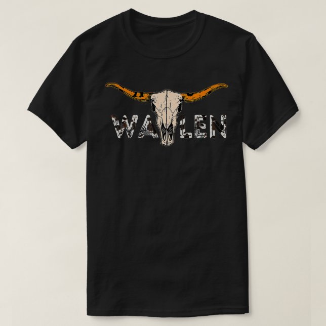 Western Wallen Bullhead mens  T-Shirt (Design Front)
