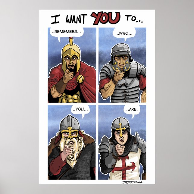 Western Warrior Grid Poster (Front)