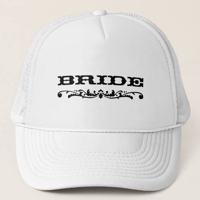 Western Wedding | Bride Trucker Hat (Front)