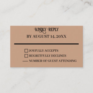 Western Wedding Enclosure Card