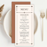 Western Wedding Rustic Country Wedding Menu<br><div class="desc">Add a touch of rustic elegance to your wedding feast with our 'Western Wedding Rustic Country Wedding Menu!' Perfectly complementing our collection,  this menu promises to impress your guests. Shop now and set the stage for a memorable dining experience!</div>