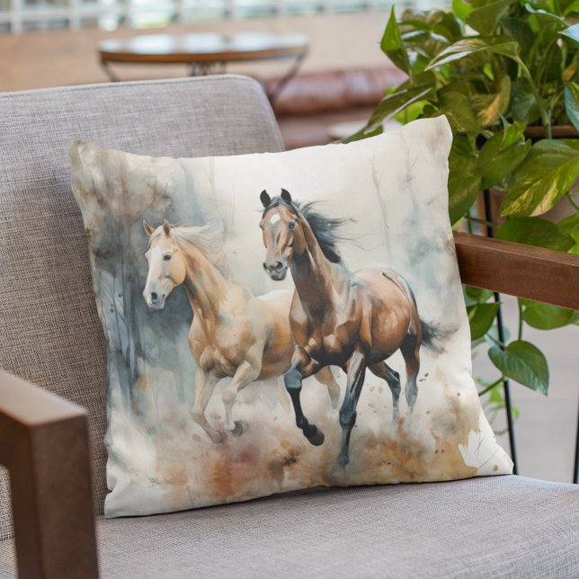 Western Wild Horse Cushion (Creator Uploaded)