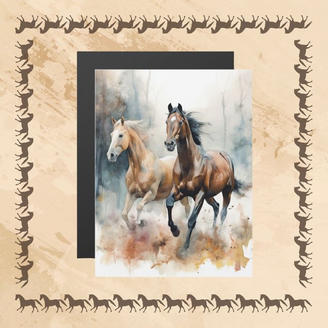 Western Wild Horse Magnetic Card (Creator Uploaded)