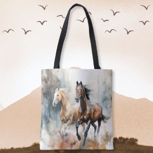Western Wild Horse Tote Bag