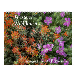 Western Wildflowers Calendar