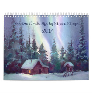 WESTERN & WILDLIFE SCENES 2016 by SHARON SHARPE Calendar