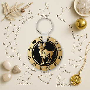 Western Zodiac - Aries Key Ring