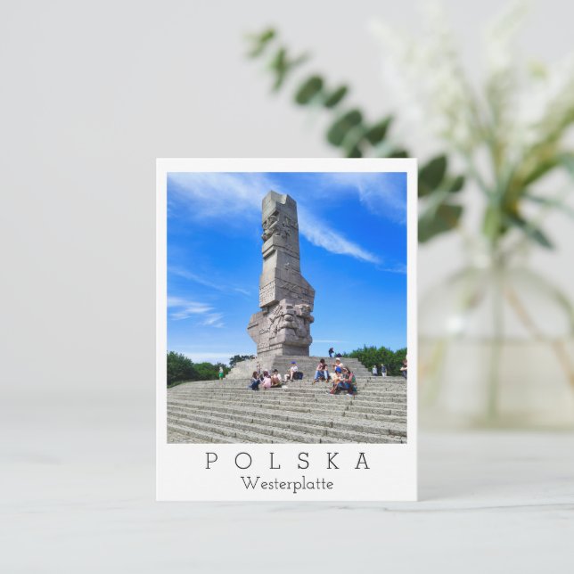 Westerplatte, Polska / Poland Postcard (Standing Front)