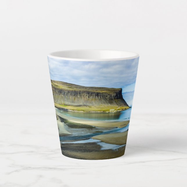 Westfjords, Iceland Latte Mug (Front)