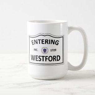 WESTFORD MASSACHUSETTS Hometown Mass MA Townie Coffee Mug